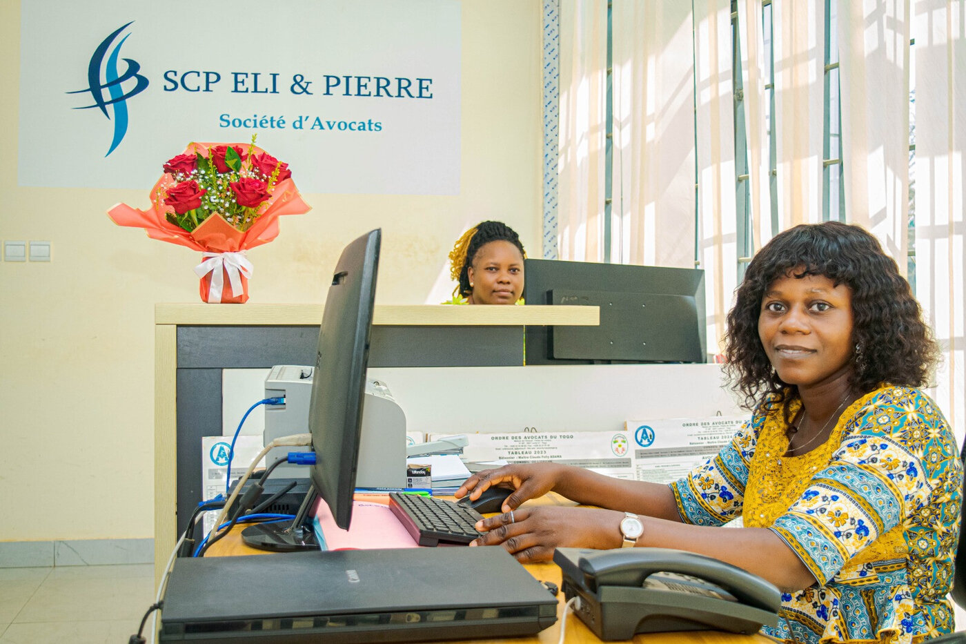 Portrait de Mme Abla AMEDJROVI, Secrétaire